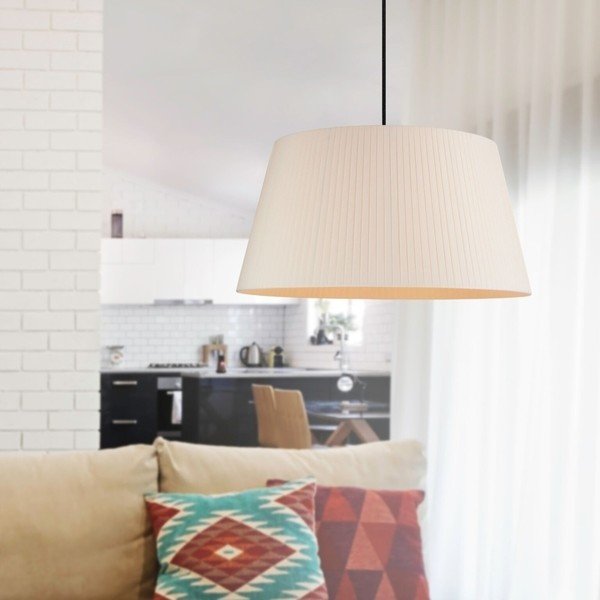 Kremowa lampa wisząca Sotto Luce KAMI, Ø 54 cm-image-1