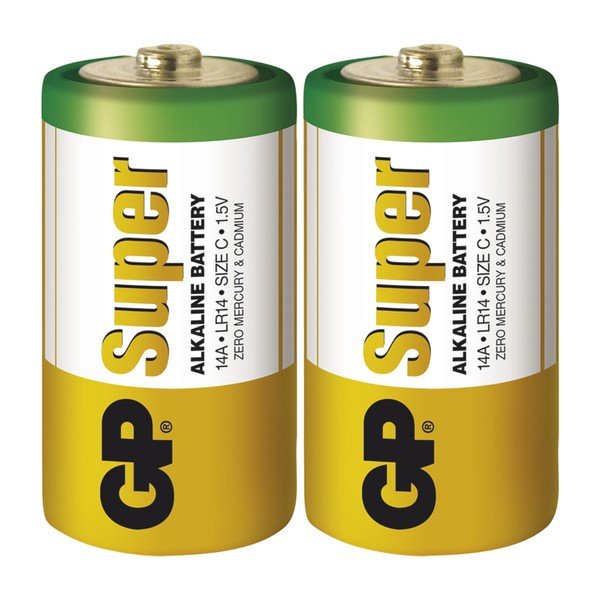 Zestaw 2 baterii alkalicznych EMOS GP Super C-image-2