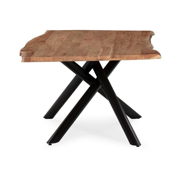 Stół z litego drewna akacjowego 100x220 cm Anuri – MOME-image-3