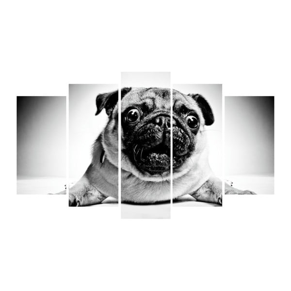 Obraz wieloczęściowy 3D Art Doggie, 102x60 cm