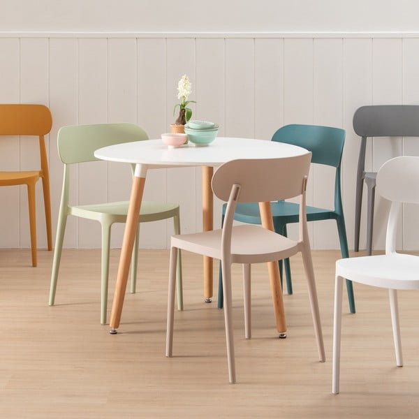 Szare plastikowe krzesła zestaw 2 szt. – Ixia-image-2