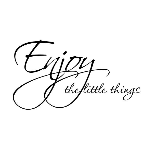 Naklejka Enjoy the little things-image-1