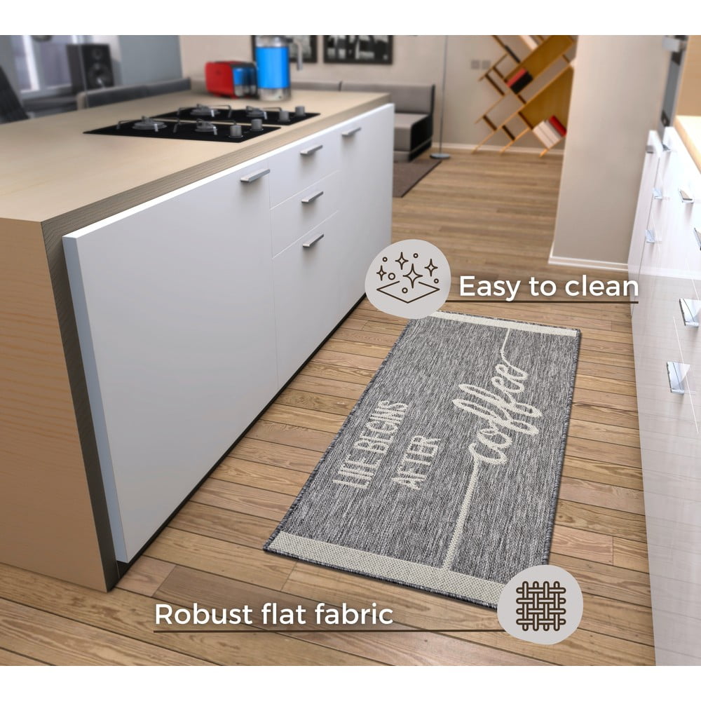 Szary chodnik 62x150 cm Cucina – Hanse Home (zdjęcie 5)