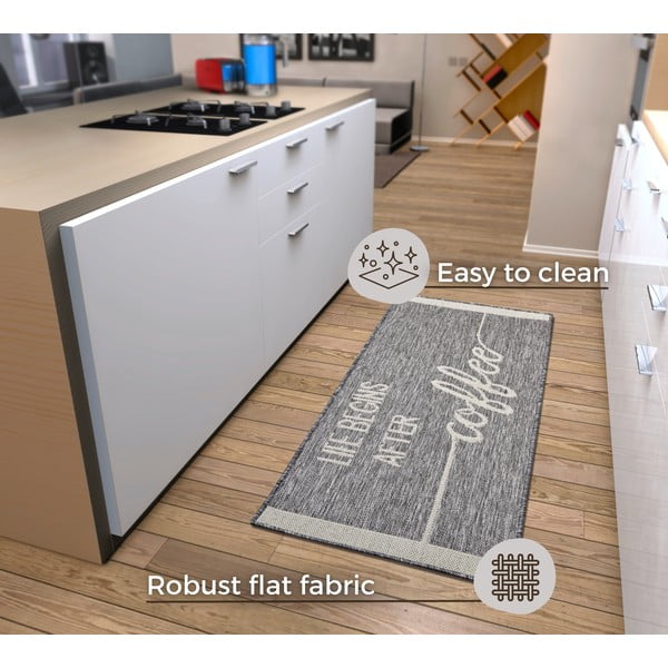Szary chodnik 62x150 cm Cucina – Hanse Home-image-4
