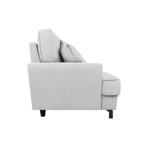 Szarobiała sofa trzyosobowa Kooko Home Salsa-image-3