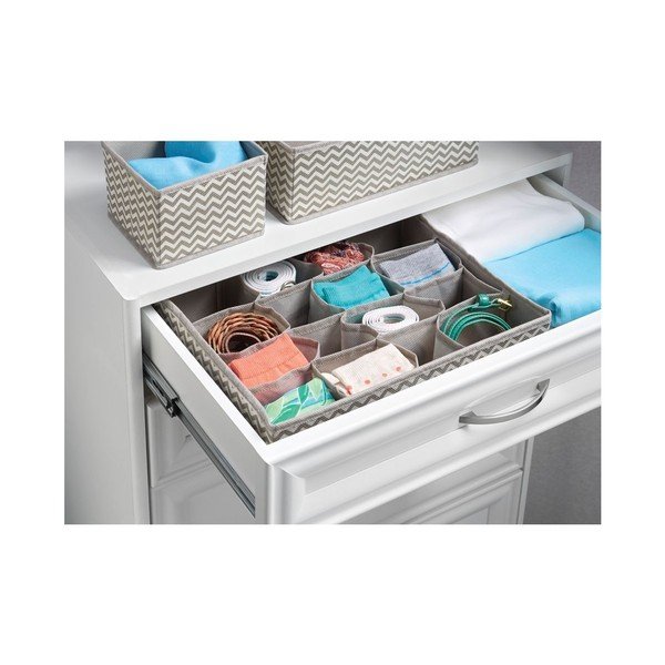 Organizer do szuflady na 16 par skarpetek iDesign Aldo, 35x27 cm-image-3