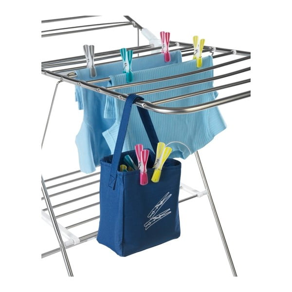 Niebieski koszyk do zawieszenia na spinacze Wenko Peg-image-3