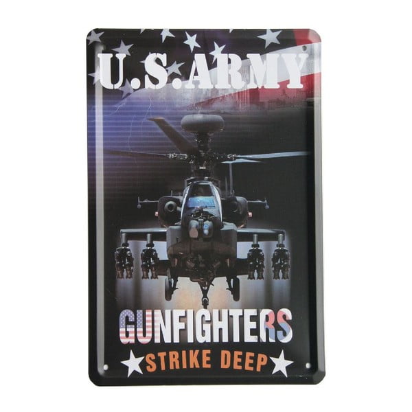 Tablica US Army Gunfighters, 15x21 cm