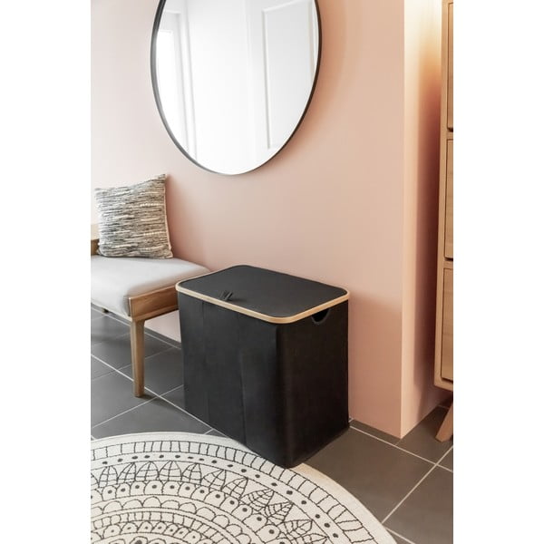 Tekstylny kosz na pranie 105 l Trio Ecori – Wenko-image-1