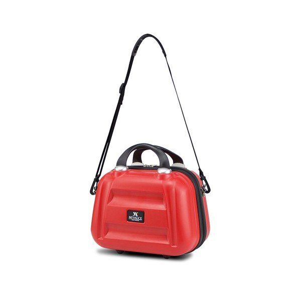 Czerwony kuferek podróżny My Valice SMART BAG LASSO Make Up & Hand Suitcase-image-1