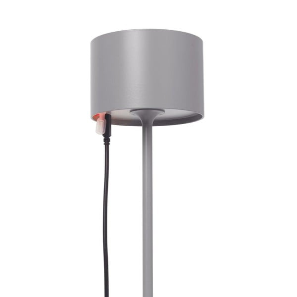 Ciemnoszara przenośna lampa led Blomus Farol-image-2