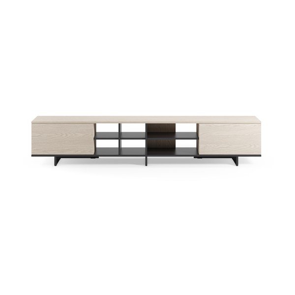 Czarna szafka pod TV 230x44x36 cm Cequoia – Marckeric