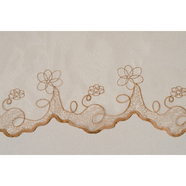 Beżowa firanka 140x245 cm Edith – Mendola Fabrics-image-4