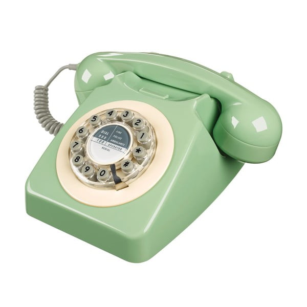 Telefon stacjonarny w stylu retro Serie 746 Green