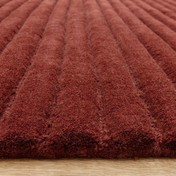 Bordowy wełniany dywan tkany ręcznie 120x170 cm – Asiatic Carpets-image-1
