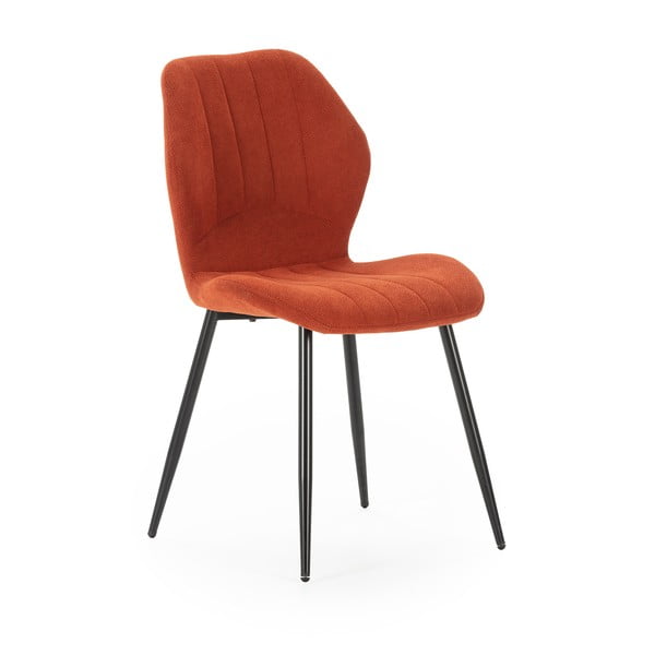 Ceglaste krzesła zestaw 4 szt. Milu – Marckeric