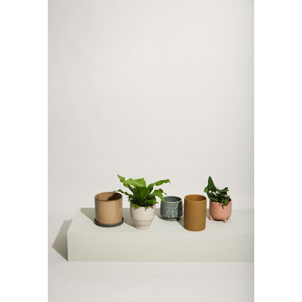 Ceramiczne doniczki zestaw 2 szt. ø 18 cm Edna – Hübsch-image-1