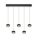 Lampa wisząca LED w czarno-srebrnym kolorze Orbit – Trio Select