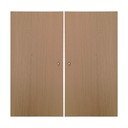 Drzwiczki w dekorze dębu do modułowych systemów półek 2 szt. 32x66 cm Mistral Kubus – Hammel Furniture