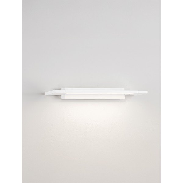 Aluminiowy kinkiet LED w matowym białym kolorze Livo – Nova Luce-image-4