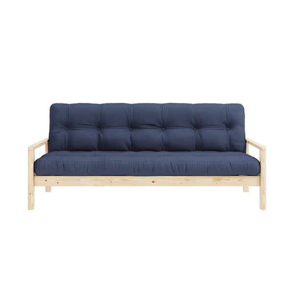 Ciemnoniebieska rozkładana sofa 205 cm Knob – Karup Design