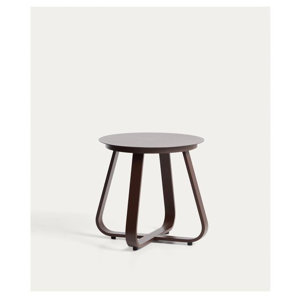 Metalowy okrągły stolik ogrodowy ø 48 cm Tamaris – Kave Home