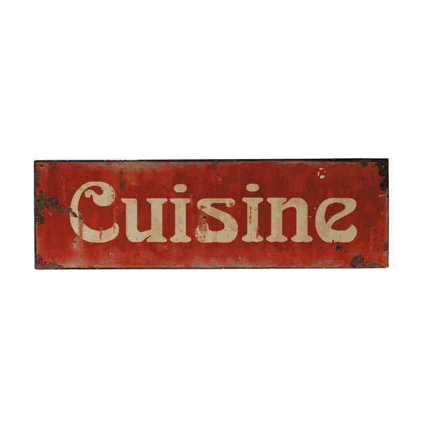 Blaszana tabliczka Antic Line Cuisine, 49x15 cm