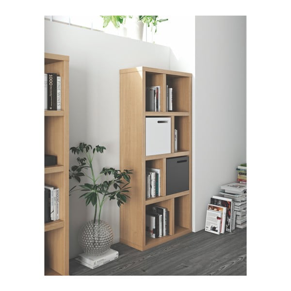 Regał w dekorze dębu 70x159 cm Berlin – TemaHome-image-4