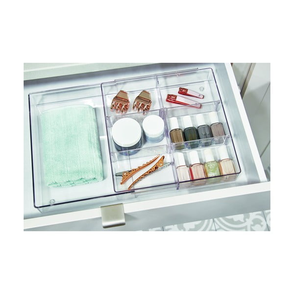 Plastikowy organizer do szuflady Crystalline – iDesign/The Home Edit-image-1