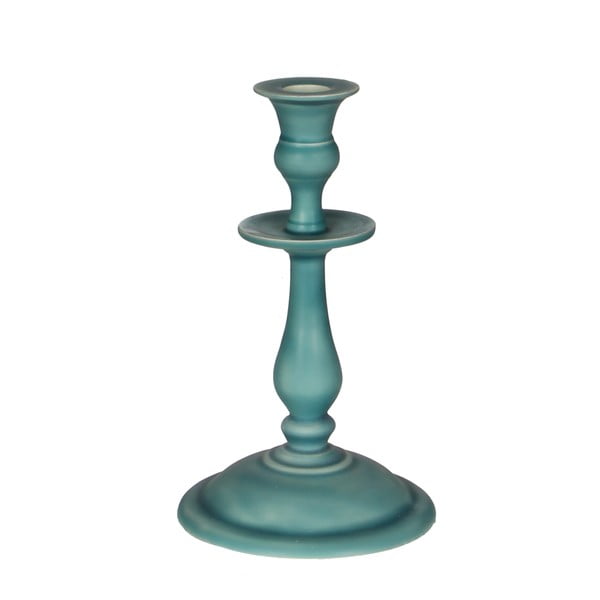 Świecznik Puglia Turquoise, 20 cm