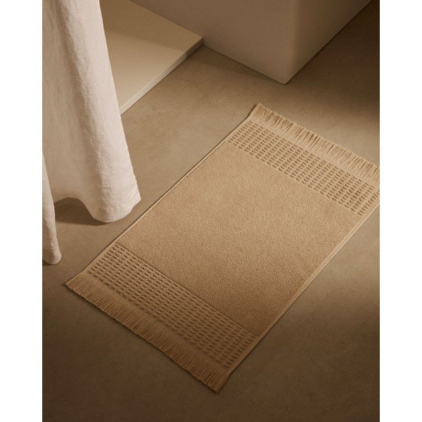 Brązowy dywanik łazienkowy 50x70 cm Yeni – Kave Home-image-1