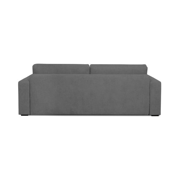 Szara sofa rozkładana 238 cm Resmo – Scandic-image-3