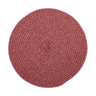 Różowa mata stołowa z domieszką bawełny Tiseco Home Studio, ø 38 cm