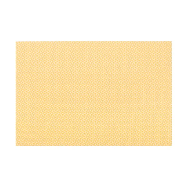 Żółta mata stołowa Tiseco Home Studio Triangle, 45x30 cm