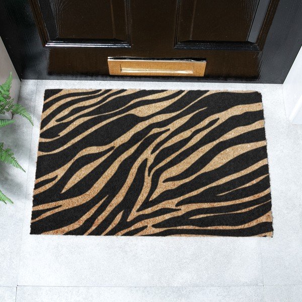 Wycieraczka z włókna kokosowego 40x60 cm Zebra – Artsy Doormats-image-2