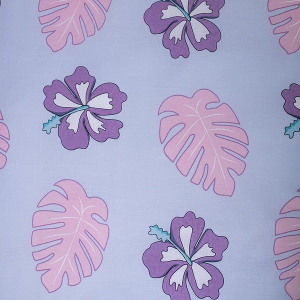Niebiesko-fioletowa bawełniana pościel dziecięca jednoosobowa 140x200 cm Lilo and Stitch "Cute" – Jerry Fabrics-image-4