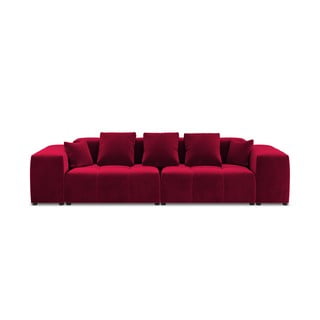 Czerwona aksamitna sofa 320 cm Rome Velvet – Cosmopolitan Design