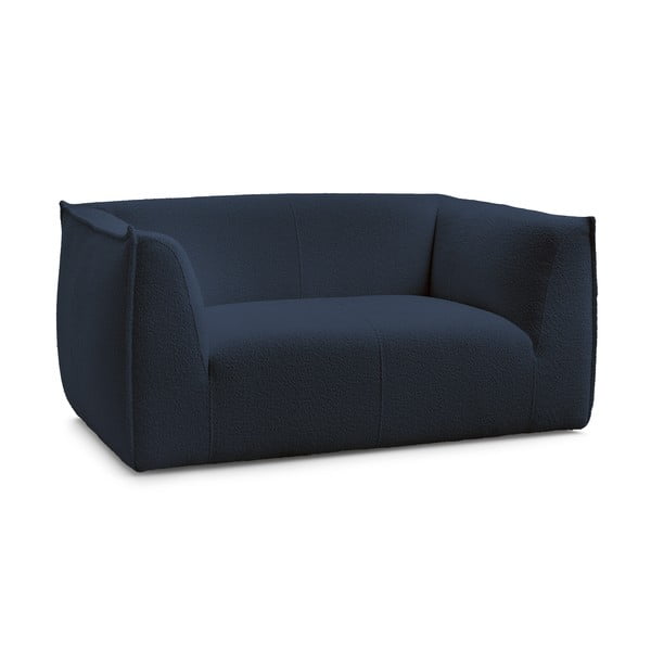 Ciemnoniebieska sofa z materiału bouclé 170 cm Giorgia – Bobochic Paris-image-3