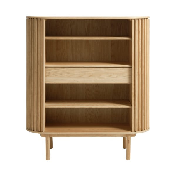 Szafka w dekorze dębu 110x125 cm Carno – Unique Furniture-image-3