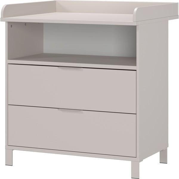 Kremowa komoda dziecięca z przewijakiem 89x102x77 cm Alkmaar – Germania-image-2