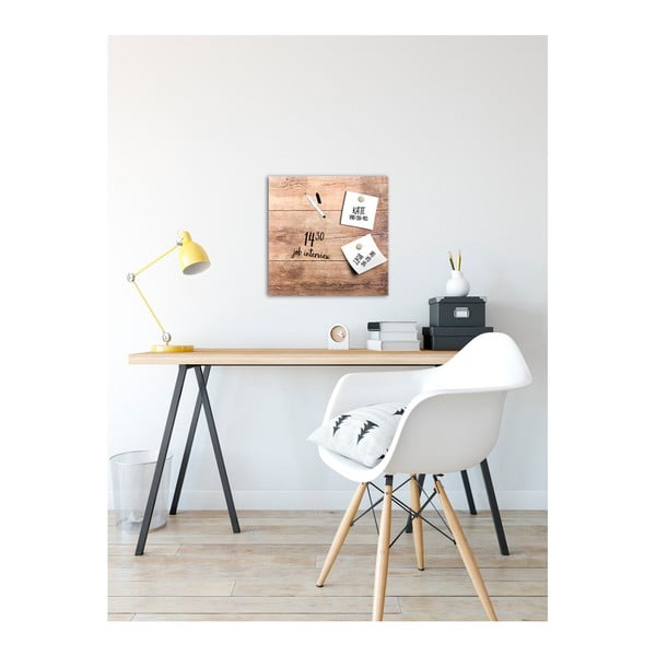 Tablica magnetyczna Styler Wood, 30x30 cm-image-2