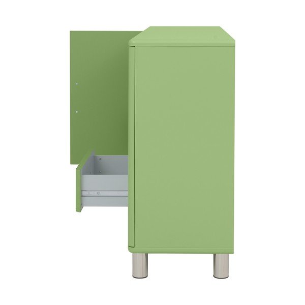 Zielona niska komoda 146x92 cm Malibu – Tenzo-image-4