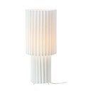 Biała lampa stołowa z tekstylnym kloszem (wysokość 45 cm) Catis – Markslöjd
