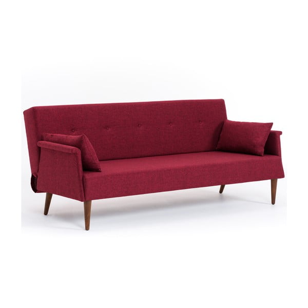 Burgundowa sofa rozkładana Balcab Home Julia-image-4