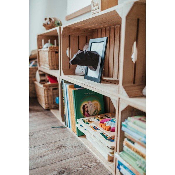 Kreatywny zestaw do złożenia figurki z papieru Papertime Mini Niedżwiedż-image-1