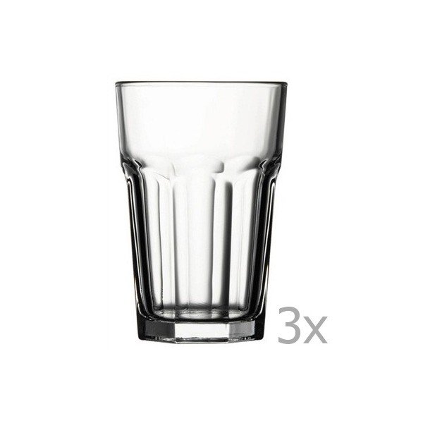 Zestaw 3 szklanek Paşabahçe Casual, 415 ml