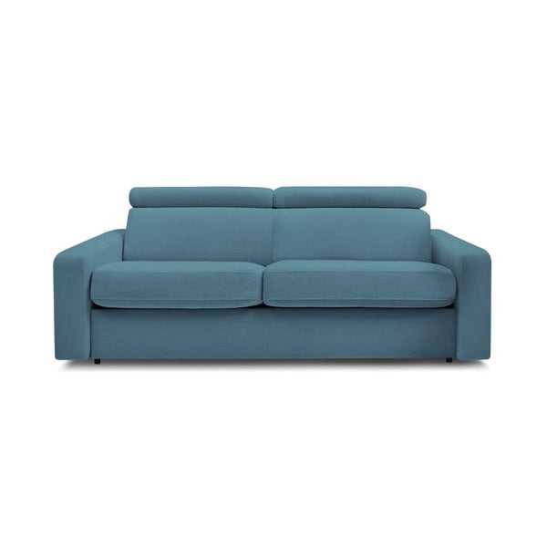 Niebieska rozkładana sofa 215 cm Monaco – Bobochic Paris