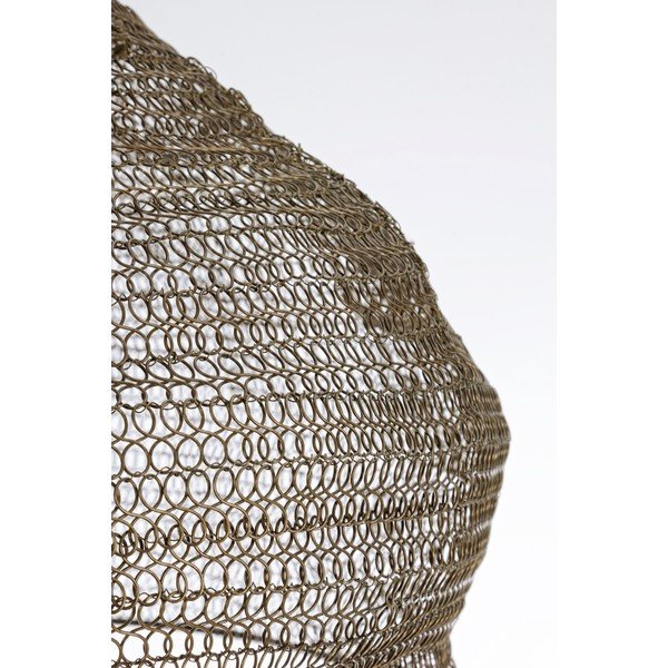 Stalowa lampa wisząca w kolorze mosiądzu Amish – Bizzotto-image-2