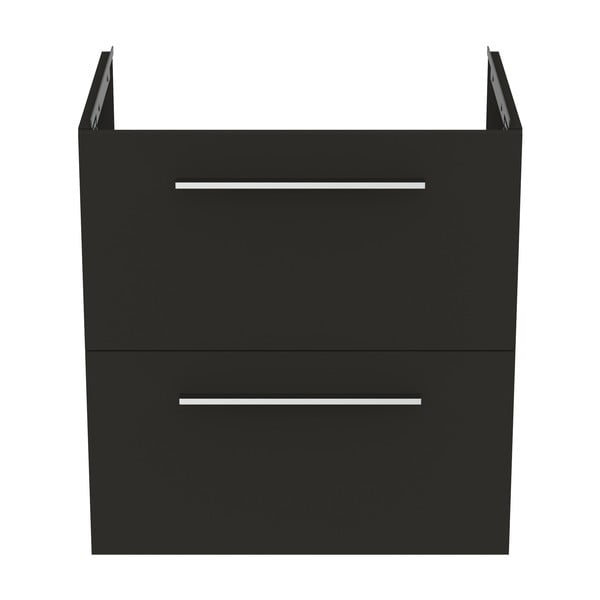 Antracytowa wisząca szafka pod umywalkę 60x63 cm i.Life A – Ideal Standard