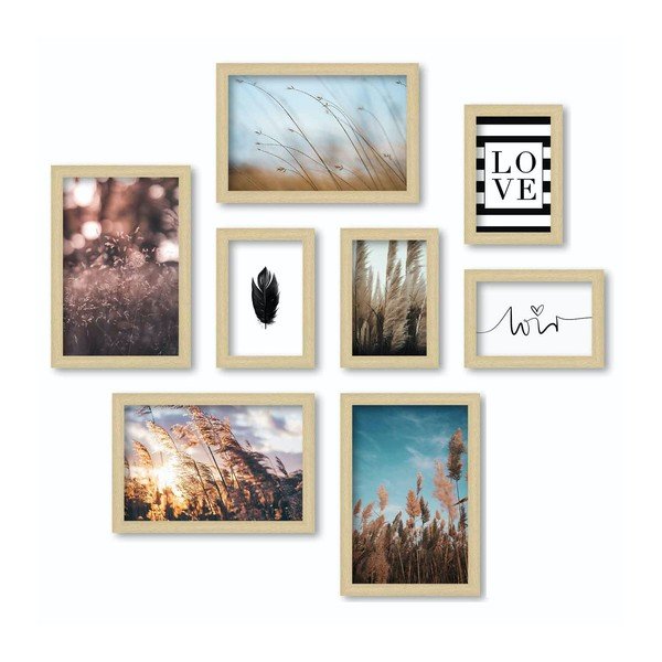 Obrazy zestaw 8 szt. – Wallity